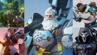Team comp with Reinhardt, Bastion, Reaper, Lifeweaver, and Baptiste (Image via Blizzard Entertainment & Sportskeeda)